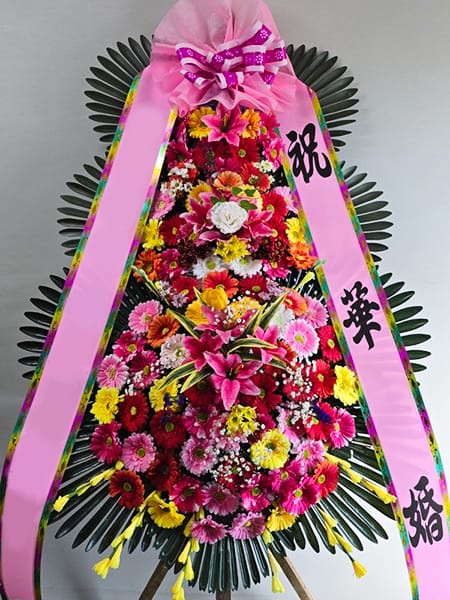 수원 파티웨딩유 가장 인기있는 3단화환 기본형